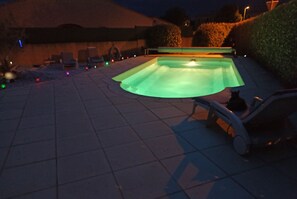 Udendørs pool, opvarmet pool