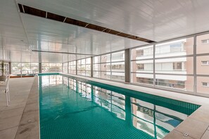 Indoor pool, outdoor pool