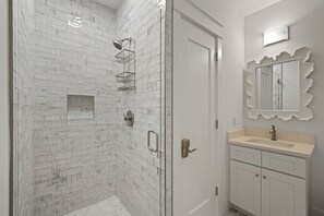 Shower, towels