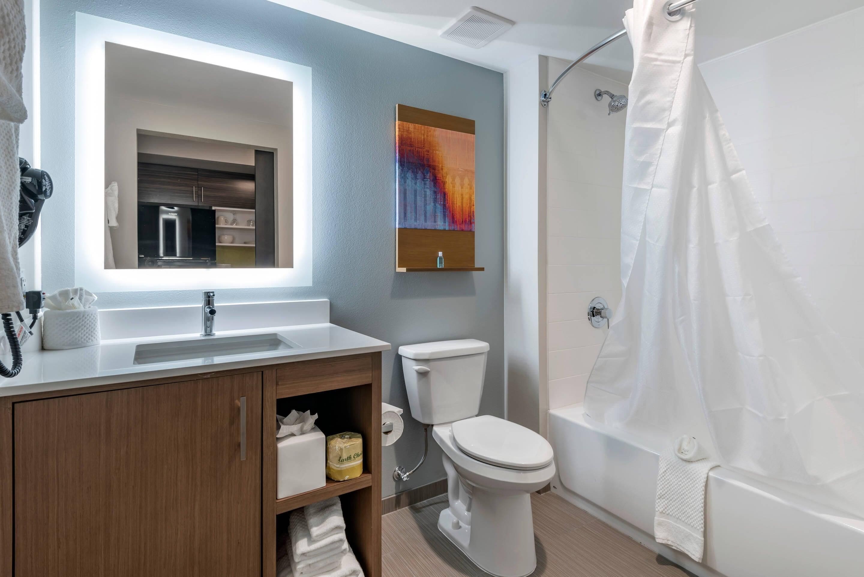 room, 2 queen beds, non smoking (efficiency) | desk, iron/ironing board, free wifi, bed sheets