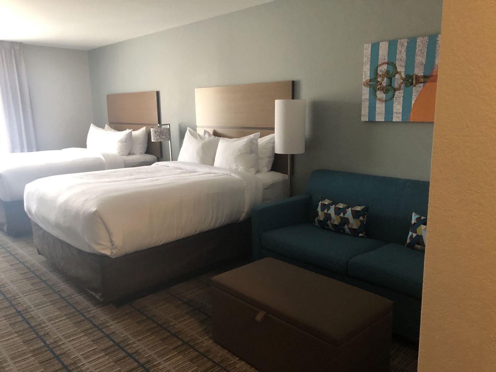 Desk, iron/ironing board, free WiFi, bed sheets