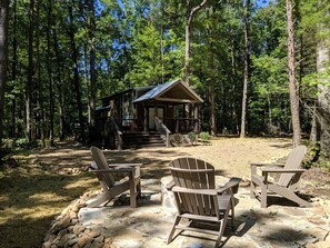 Terrace/patio - The Woods at The Retreat at Deer Lick Falls (Monteagle)
