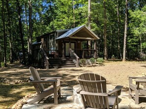 Terrace/patio - The Woods at The Retreat at Deer Lick Falls (Monteagle)