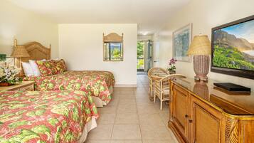 Iron/ironing board, travel crib, WiFi, bed sheets