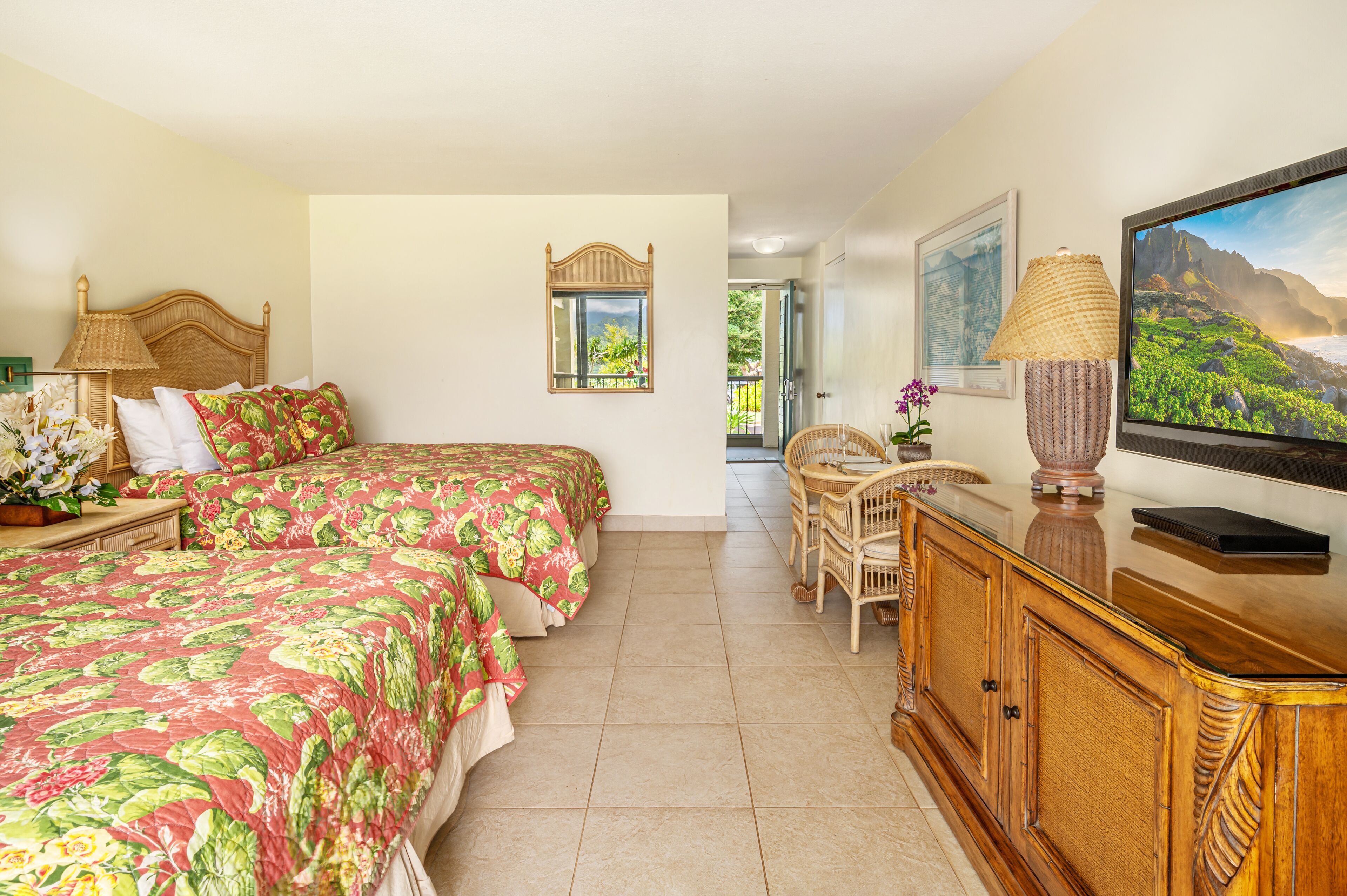 Couples Studio 1205, Mt View, Kitchenette, Washer Dryer, Add'l Resort Fees - Kauai, HI