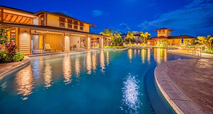 Pili Mai Family Condo 12D, Central AC, 3 Bedroom 3 Bath, Lanai Dining for 8