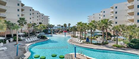 Una piscina riscaldata