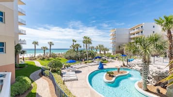 Una piscina riscaldata