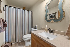 Hair dryer, towels