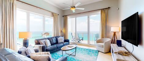 Télévision, lecteur de DVD, vidéothèque