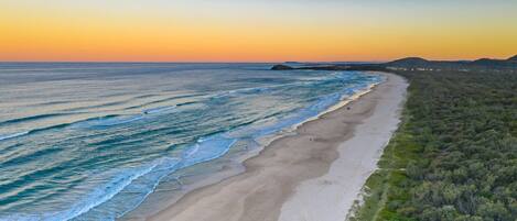 Beach nearby, beach towels
