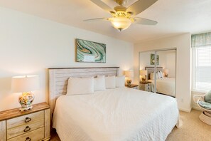 2 bedrooms, iron/ironing board, Internet, bed sheets