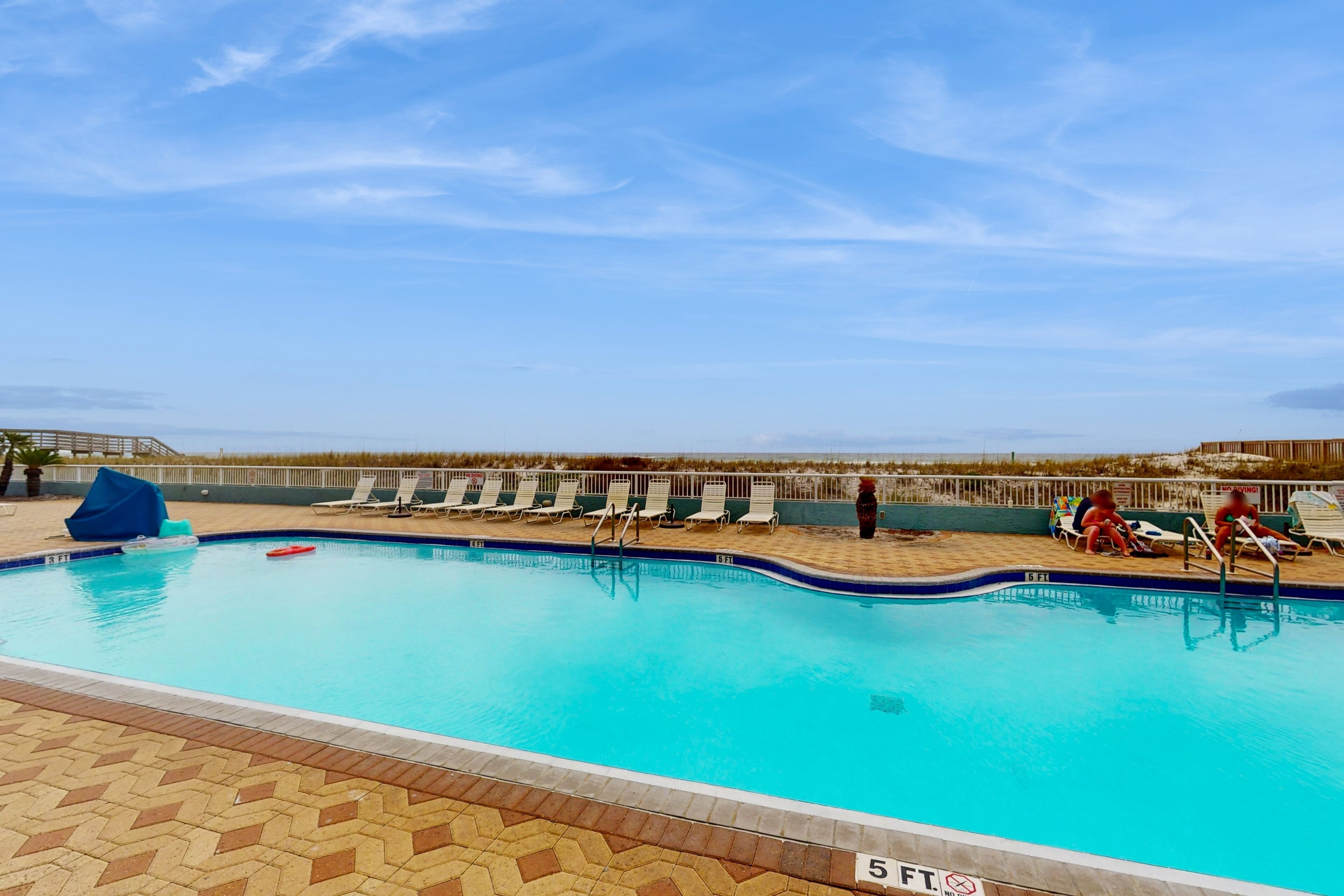 Et oppvarmet basseng