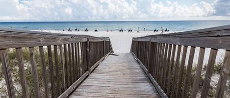 Accommodatie ligt op het strand
