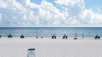 On the beach