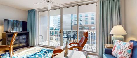 Tv, dvd-afspiller, videobibliotek