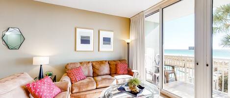 TV, DVD player, video library