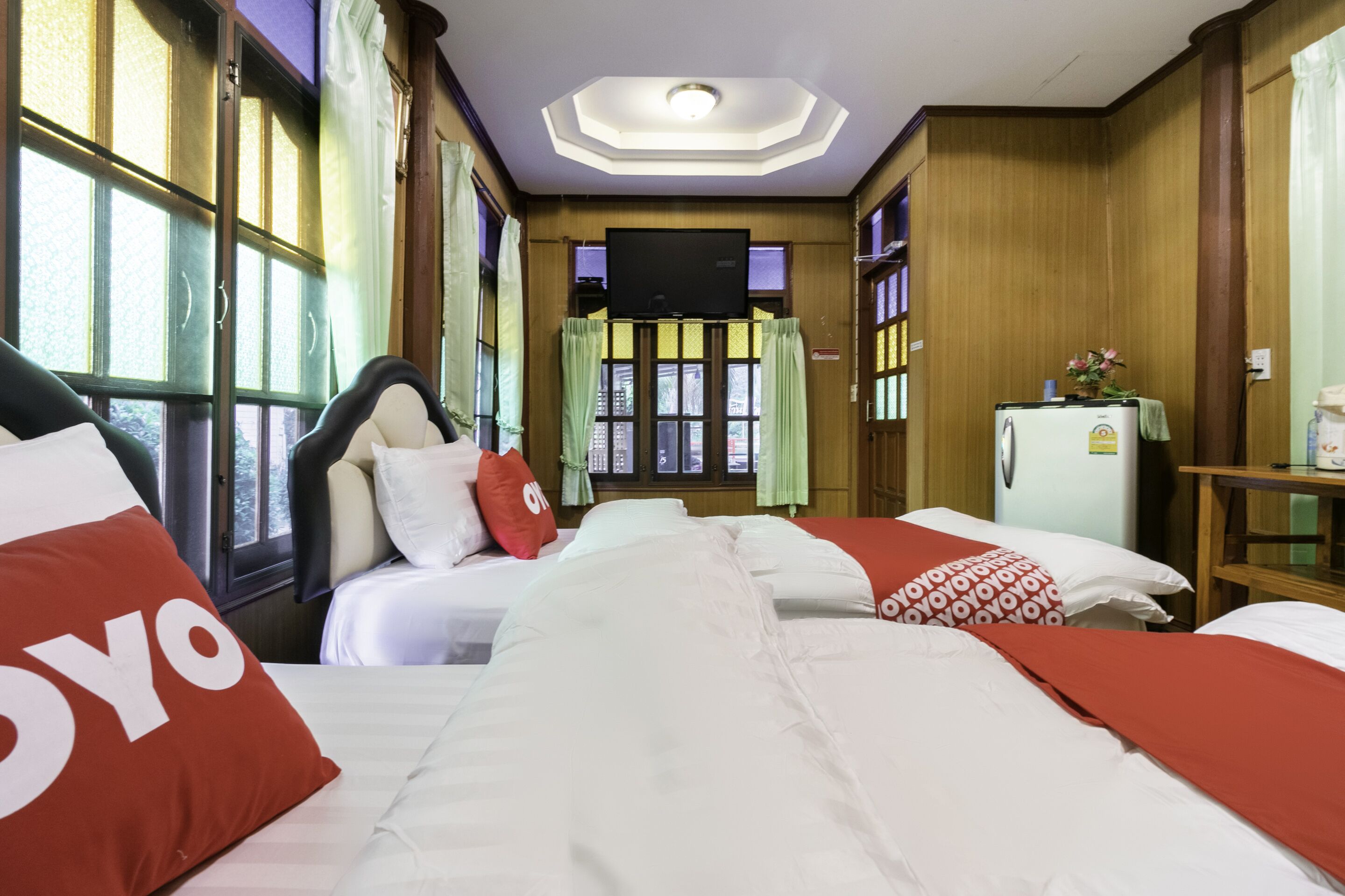 Kamar Twin Deluks | Meja kerja, Wi-Fi gratis, dan seprai linen