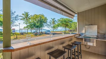 Premier Villa, 2 Bedrooms, Beach View | Terrace/patio