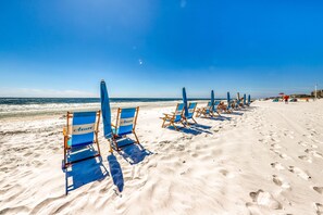 Accommodatie ligt op het strand