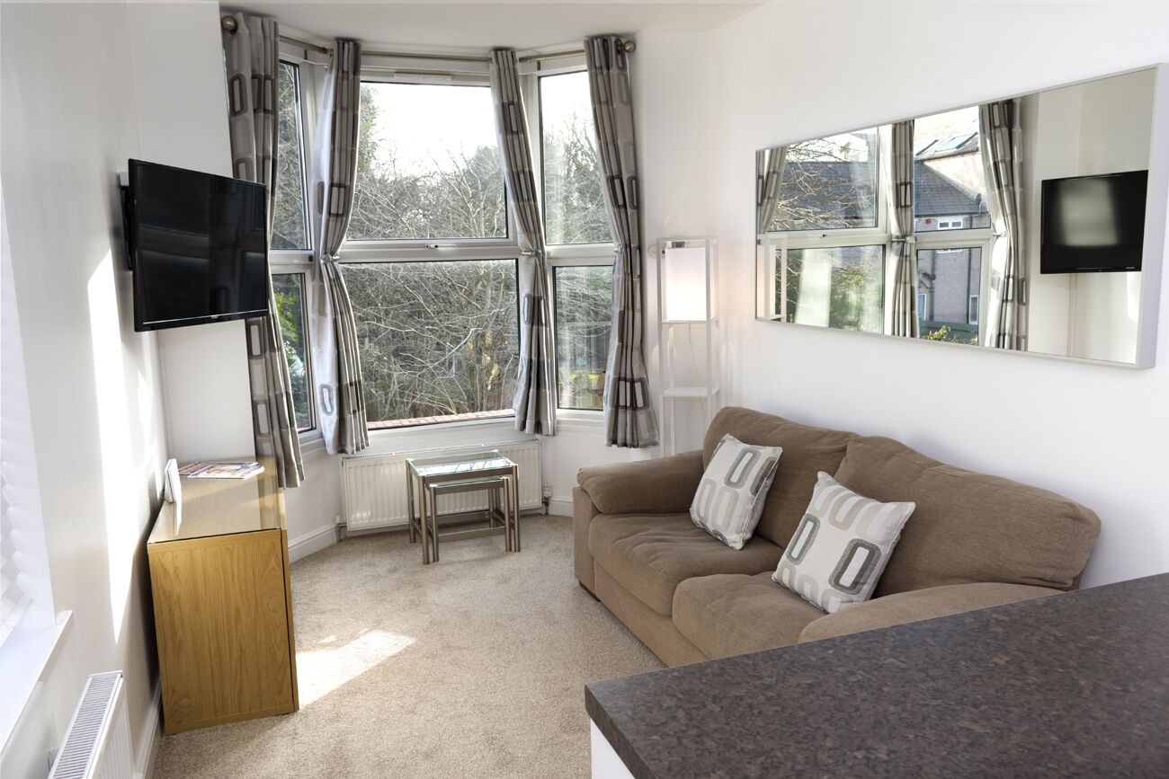 City Apartment, 1 Bedroom, Kitchen, Garden View | View from room