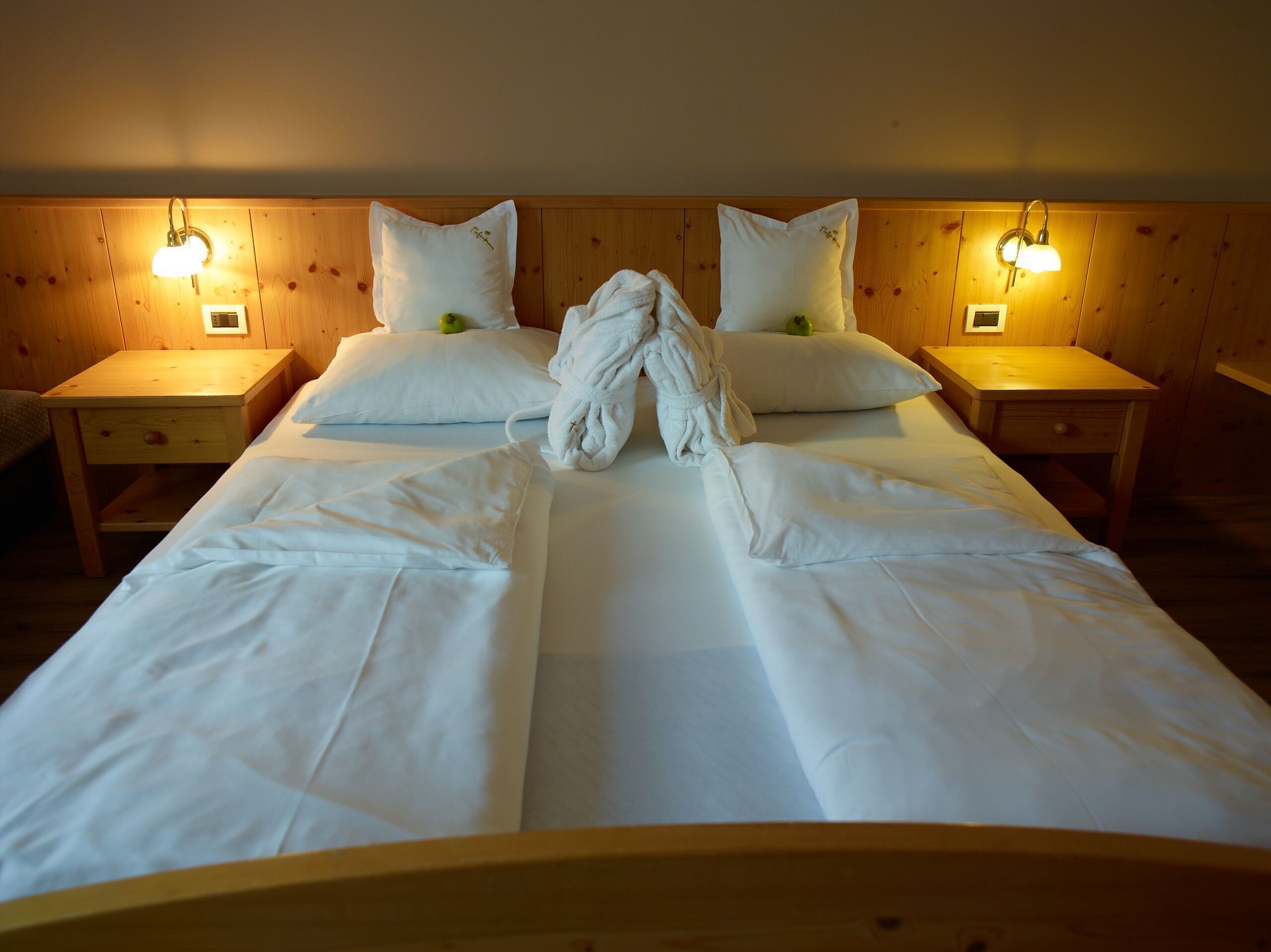 Egyptian cotton sheets, premium bedding, down duvets, memory-foam beds