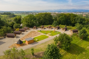 Aerial view - Weedingshall Lodges (Falkirk)