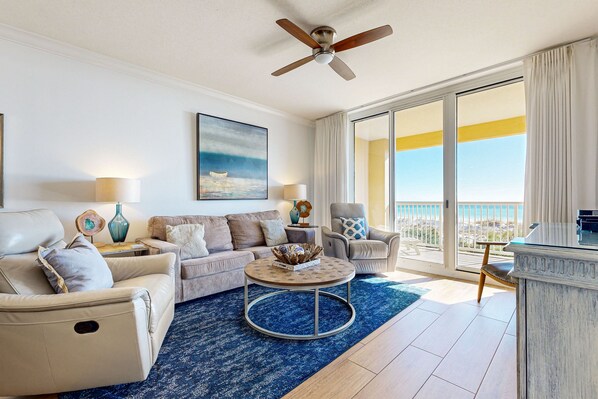 TV, DVD player, video library