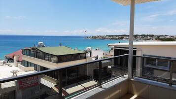 Penthouse, 2 Schlafzimmer, Meerblick | Terrasse/Patio