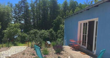 Garden house with sauna directly on the Buckowsee