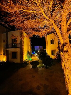 Front of property – evening/night