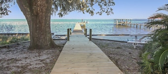 Waterfront Bay property with private beach and pier!
