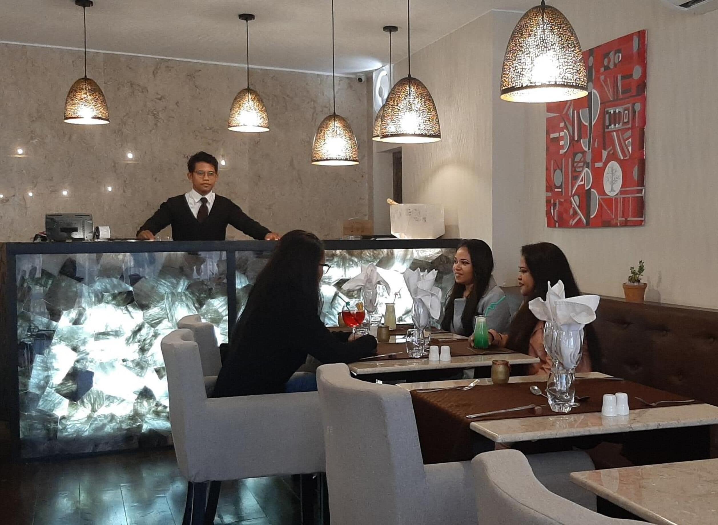 breakfast, lunch, dinner served; local and international cuisine