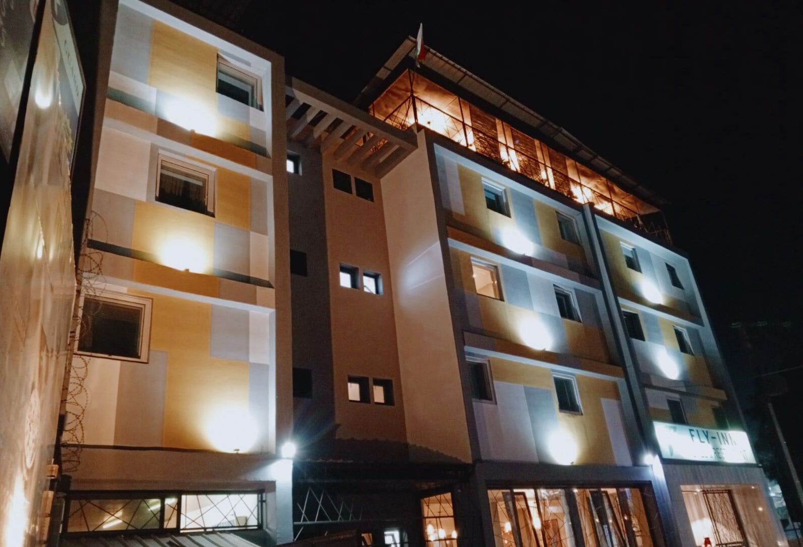 Façade de l’hébergement