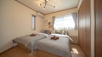 3 chambres, bureau, fer et planche à repasser, Wi-Fi gratuit