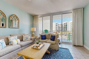 TV, DVD player, video library