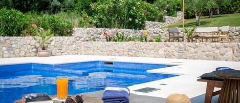 Villa (Two-Bedroom Villa with Pool) | Pool | Outdoor pool, pool umbrellas, sun loungers