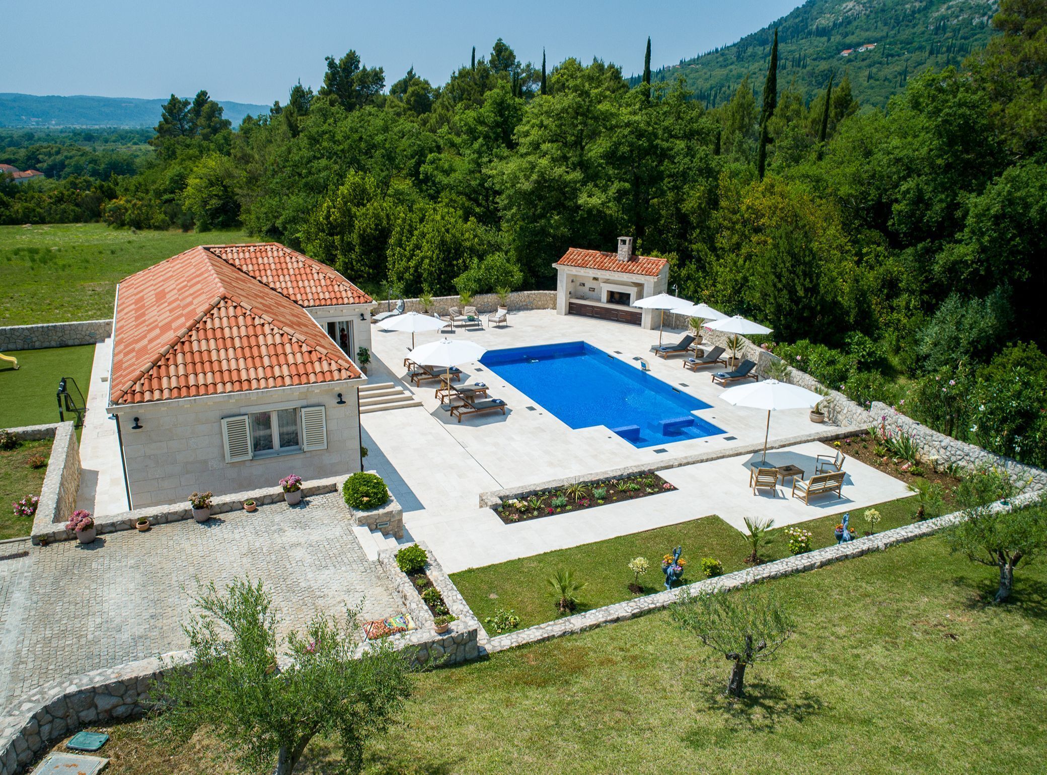 Villa (Two-Bedroom Villa with Pool) | Aerial view