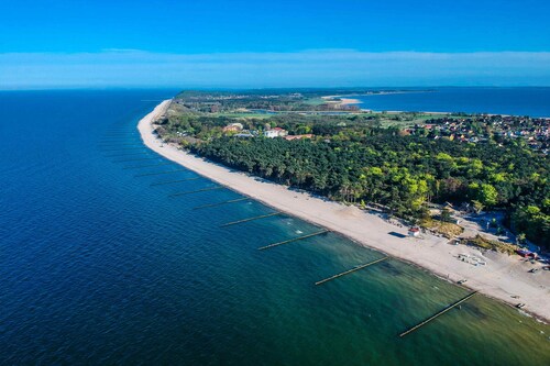 Strandnahe Fewo m. Terrasse,Sauna,Wallbox, perfekt für Kind+Hund,voll umzäunt