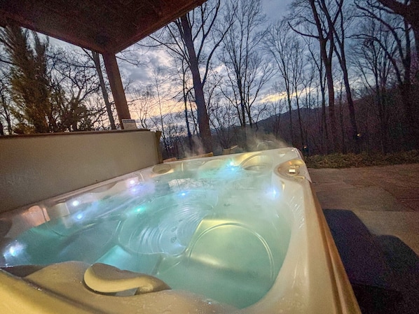 Baignoire à remous extérieure