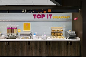 Gratis kontinental frukost varje dag