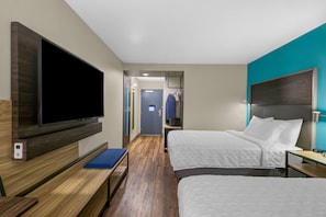 Rum - 2 queensize-sängar | Gratis wi-fi och sängkläder