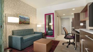 Desk, blackout curtains, iron/ironing board, free WiFi