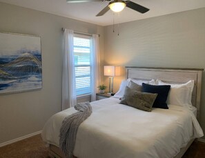4 bedrooms, iron/ironing board, travel crib, WiFi