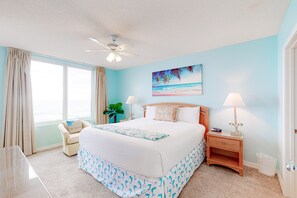 2 bedrooms, iron/ironing board, internet, bed sheets - Fourth-floor spacious, beachfront condo with views - close to entertainment (Fort Walton Beach)