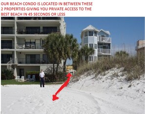 Exterior - The Monterey offers you this view in 45 seconds... (Redington Shores)