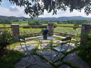 Outdoor dining - The fountain country house surrounded by nature (Roppolo)