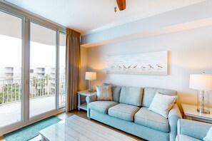 TV, DVD player, video library