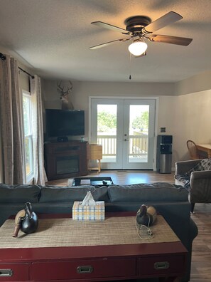 TV, video games, DVD player, books