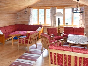 House | Living room | DVD player - 8 Person Holiday Home in Olden (Stryn)